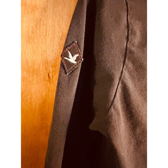 Chevignon Men's Black Long Sleeve Shirt with Trademark Patches Size Large - Picture 6 of 9